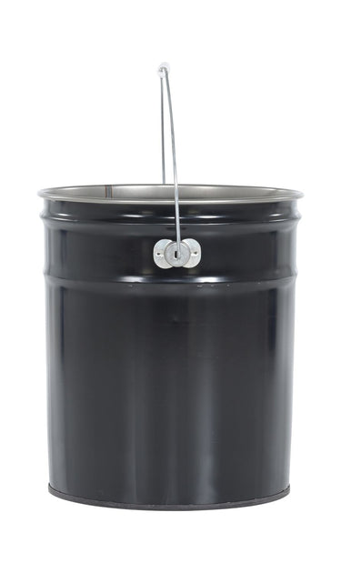 UN Rated Steel Pail - Black - 5 Gallon